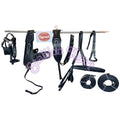 Oiled Black Full Grain Leather Horse Driving Harness Set  Single Horse Leather Carriage, Buggy & Cart Harness